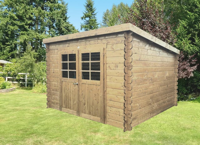 Abri de jardin bois 9m2 | Leroy Merlin