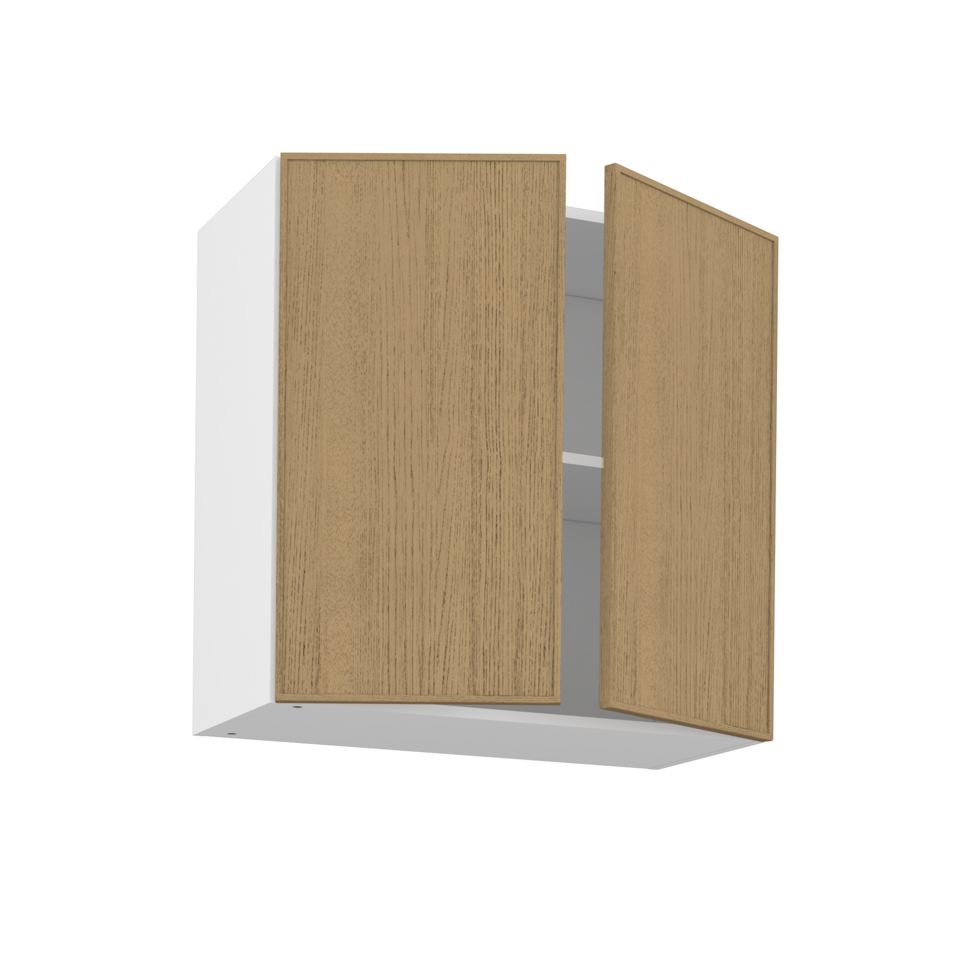 Meuble haut de cuisine Malmö chêne, 2 portes H77xl80 Leroy Merlin