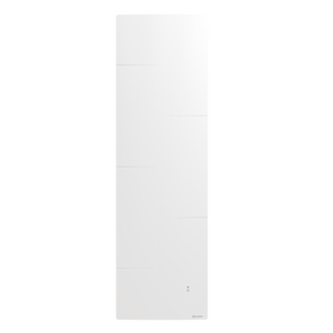 Radiateur à inertie sèche céramique - 1500W - Sur prise – Gris noir – 57 cm  x 53,4 cm - Kera