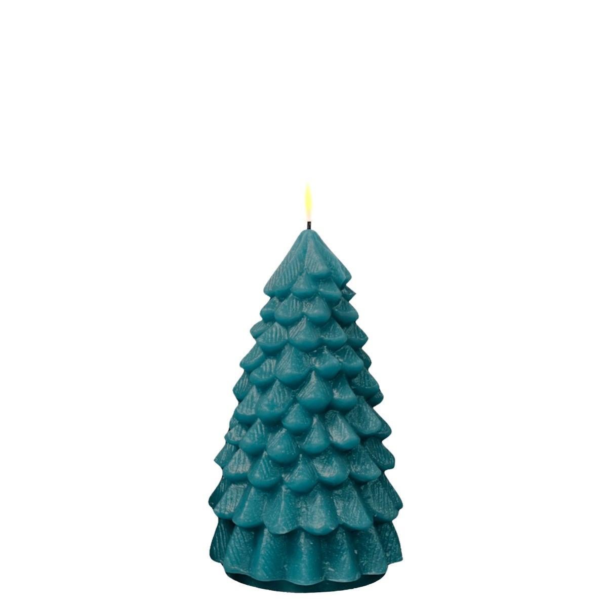 Eclairage à piles piles Led, sapin de noël, h.18cm vert foncé Leroy