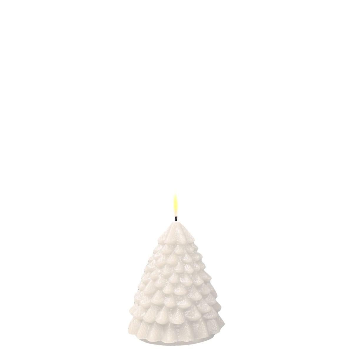 Eclairage à piles piles Led, sapin de noël, h.11cm blanc Leroy Merlin