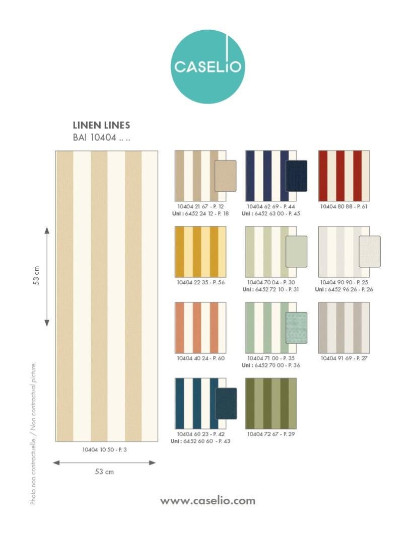 Papier peint intissé Basics little lines bleu nude Lot de 2