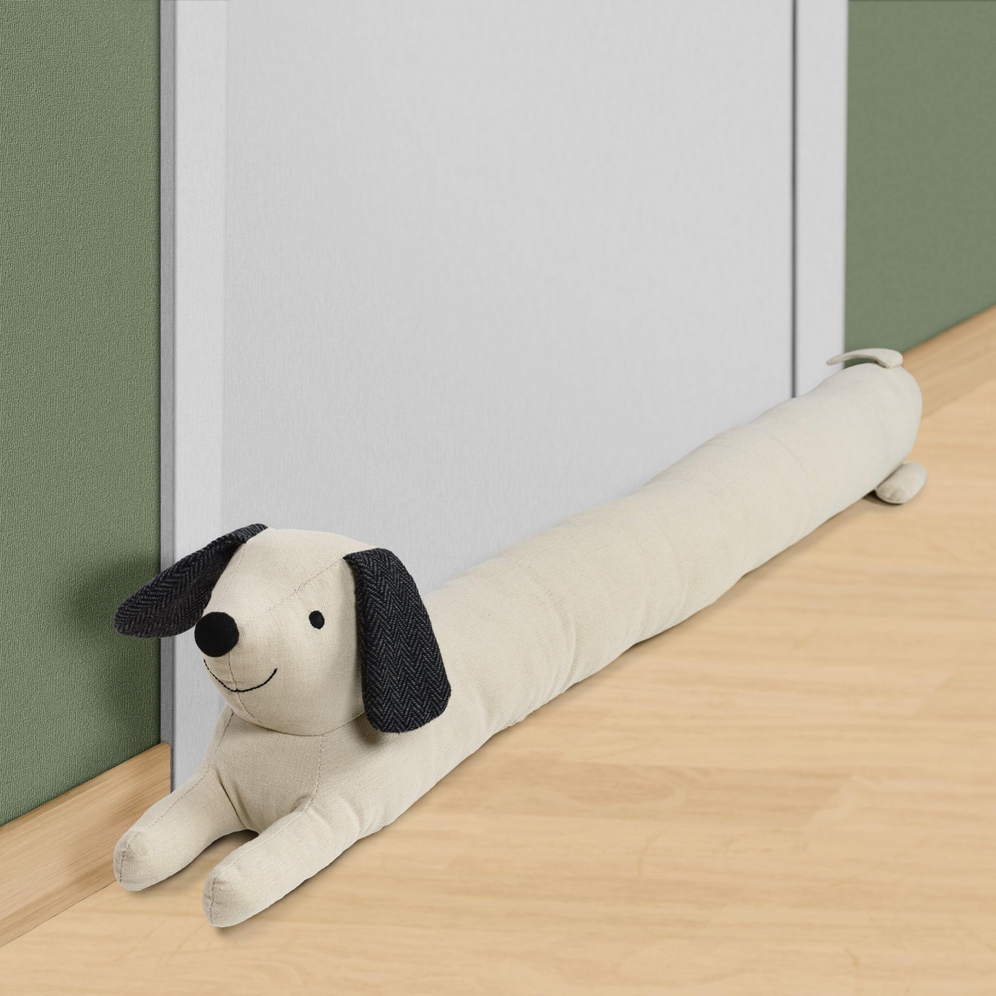Un bas de porte boudin en forme de chien qui mesure 87 cm environ. On peut  bien sûr le fai…