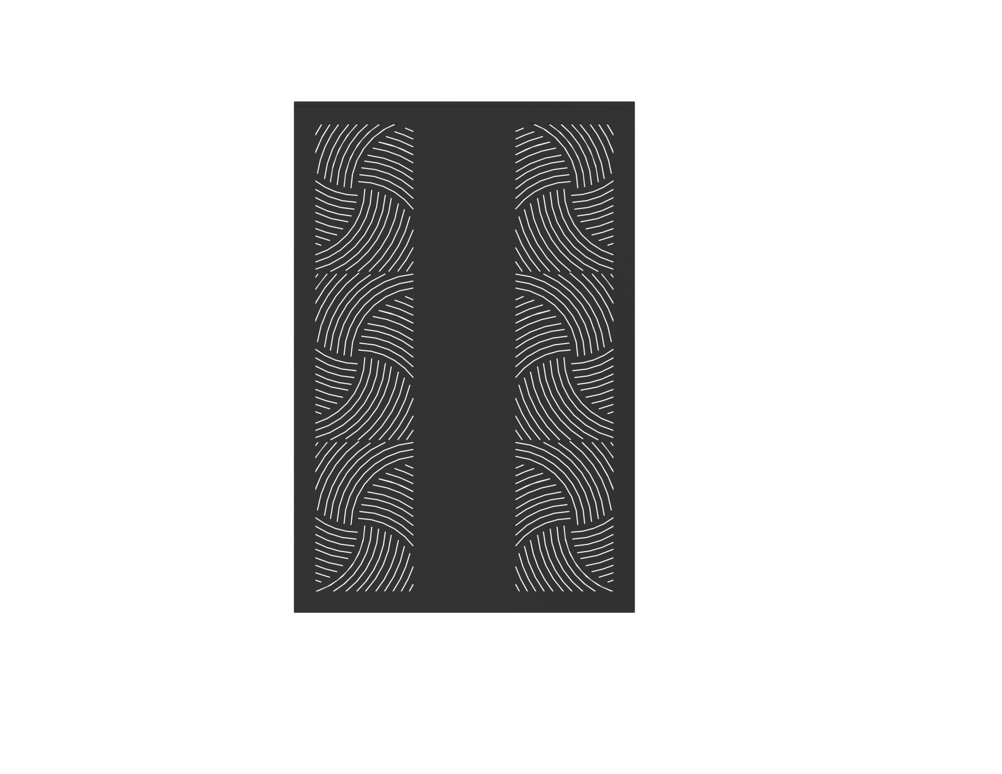 Plaque de protection murale noir LE MARQUIER Pqm8ave13, l.120 cm x H