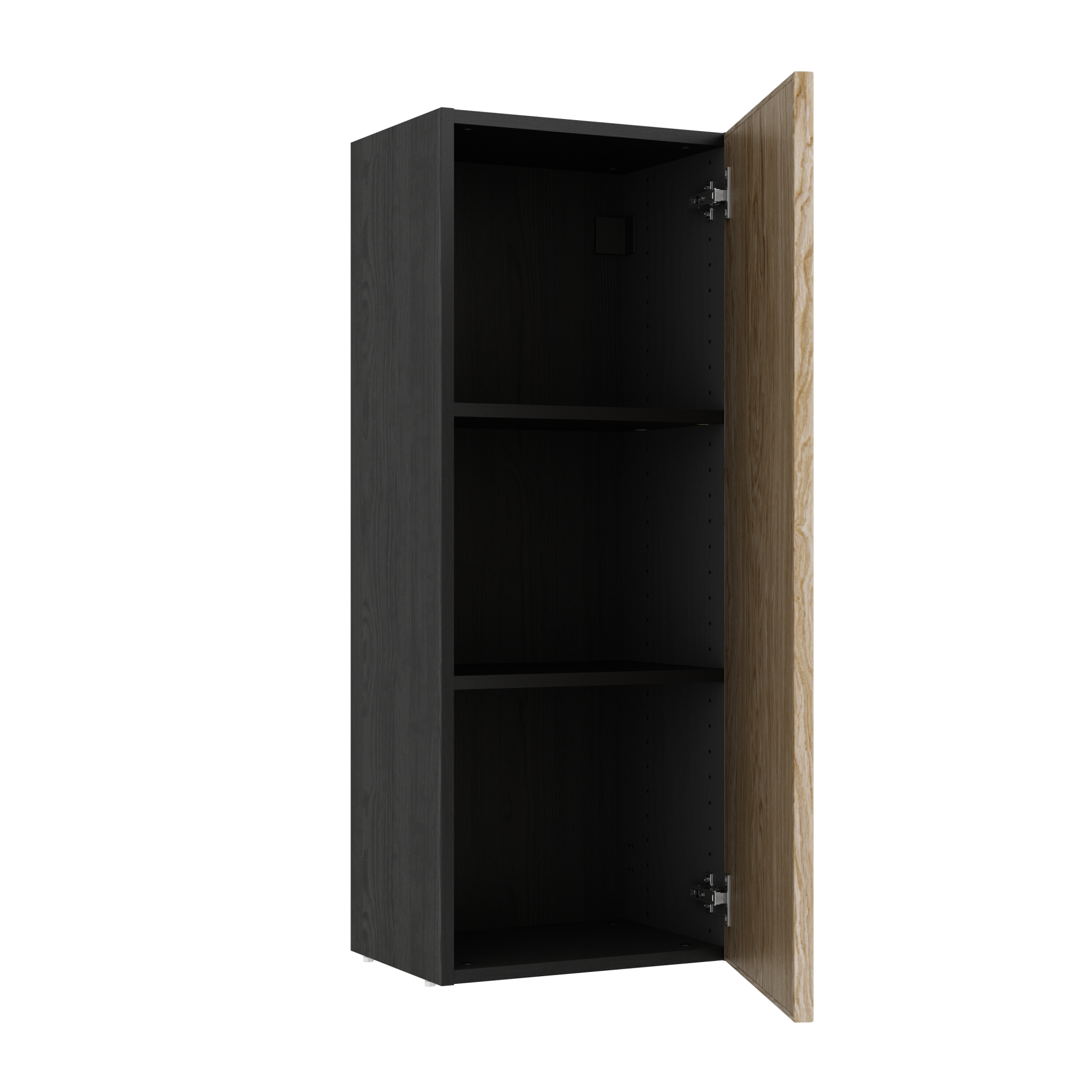 Meuble de rangement SPACEO Evo'm marron H.102.4 x l.40 x P.28 cm