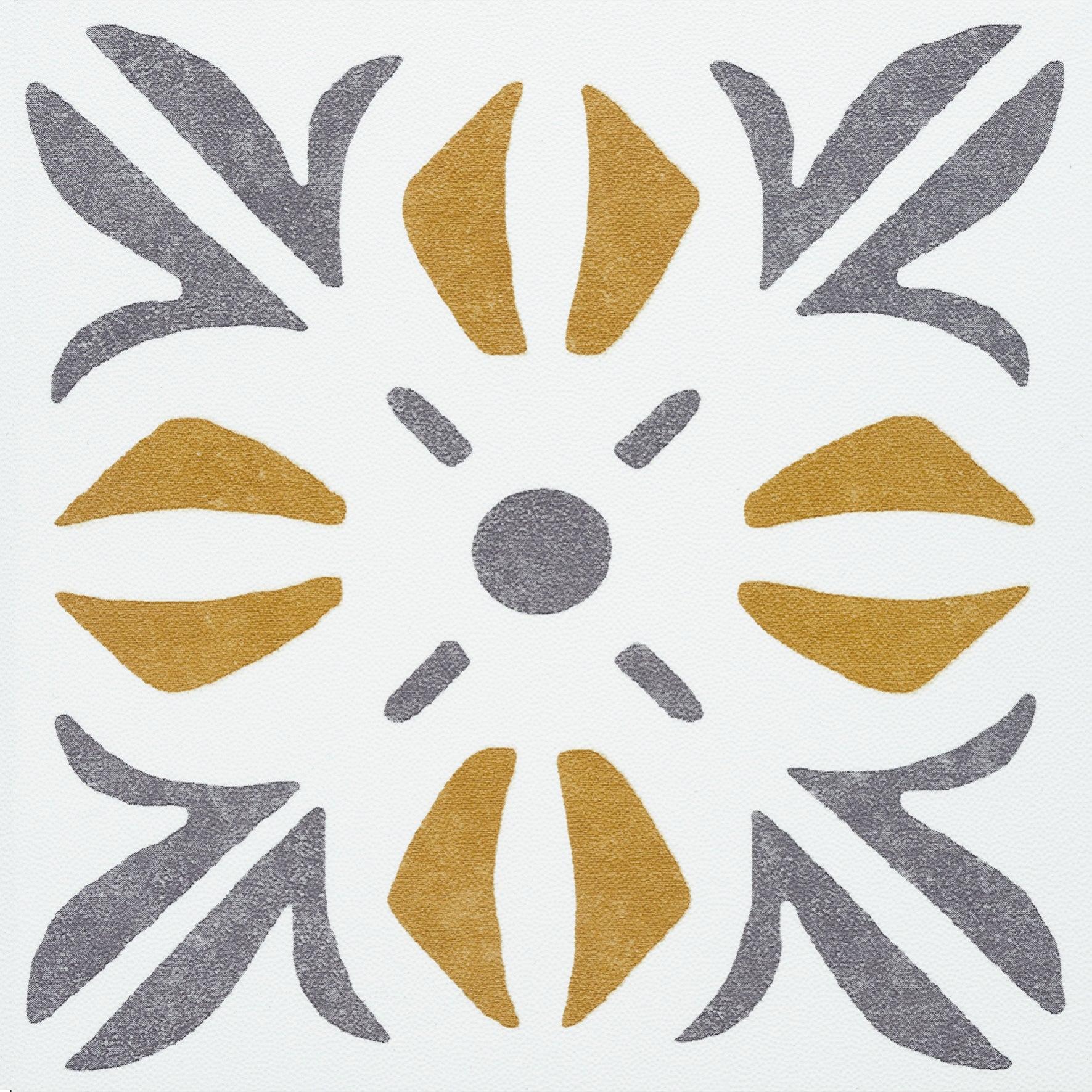 6 crédences adhésives dalles murales adhésives Wall Tiles, cubia jaune