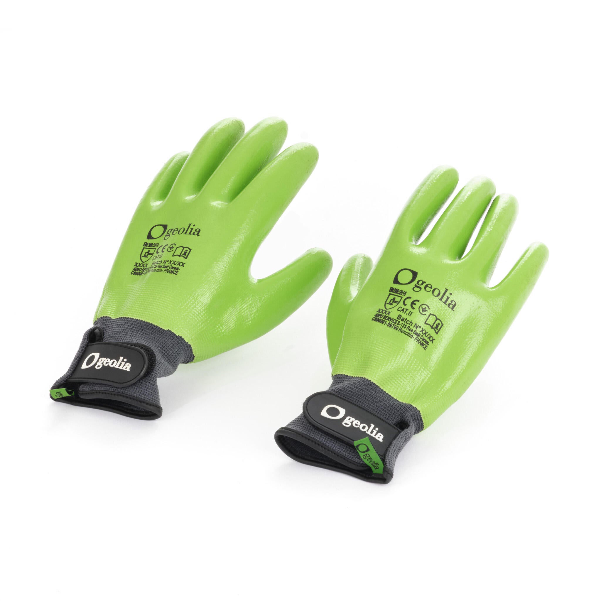 Paire De Gants Pour Les Travaux De Jardinage Nitrile T Geolia Leroy Merlin