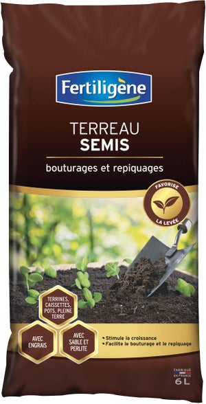 Fertiligène - Terreau rempotage 6 L - Jardiland