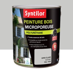 Peinture Bois Extérieur - Peinture volets, portails, bardage, abri et  mobilier de jardin : ARCALAQUE 201-0.5 L Gris Télégris 4 - RAL 7047 -  ARCANE