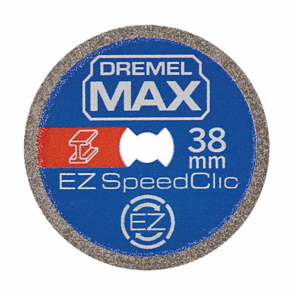DREMEL Adaptateur EZ SPEEDCLIC + 2 disques à tronçonner - 2615S406JC