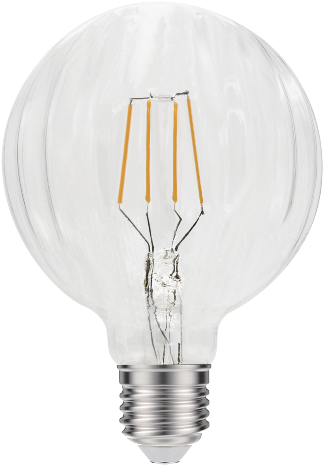 Ampoule led décorative, globe 95mm E27, 400lm = 35W, blanc chaud