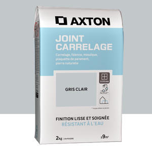 Joint pate carrelage / mosaique AXTON gris clair 310ml
