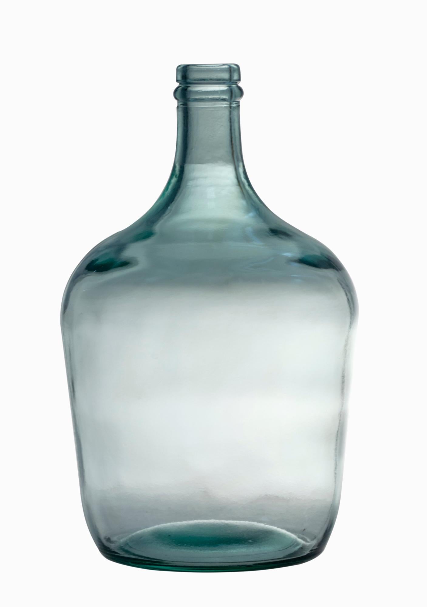 Vase en verre dame jeanne, blanc l.20 x H.30 cm Leroy Merlin