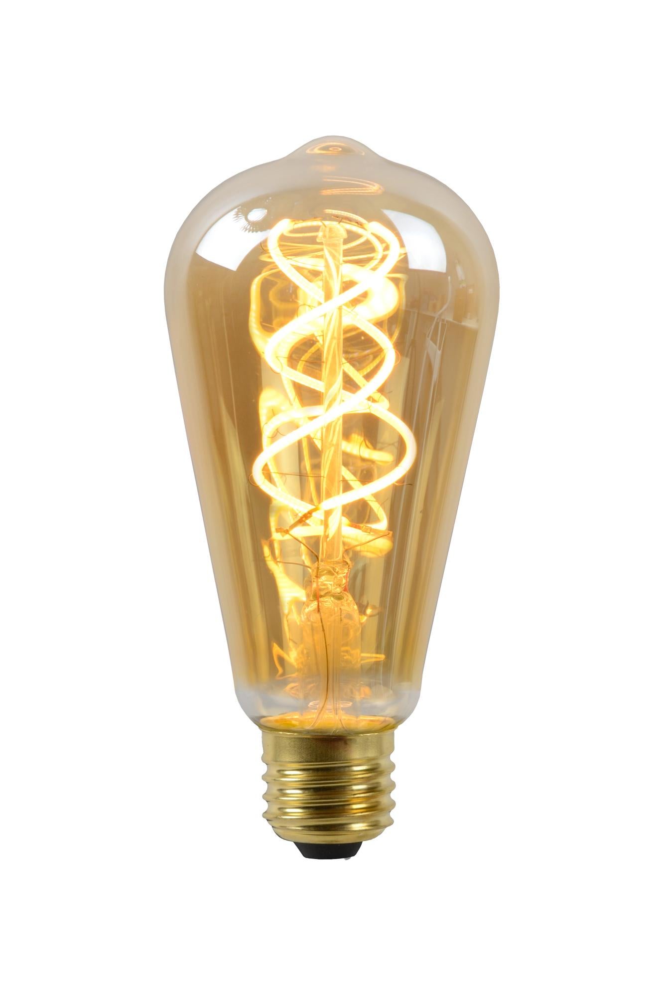 Ampoule led décorative, Edison E27, 380lm, blanc très chaud, dimmable