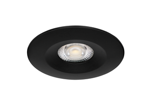 Spot encastrable moderne noir avec LED dimmable en 3 étapes IP65 - Blanca