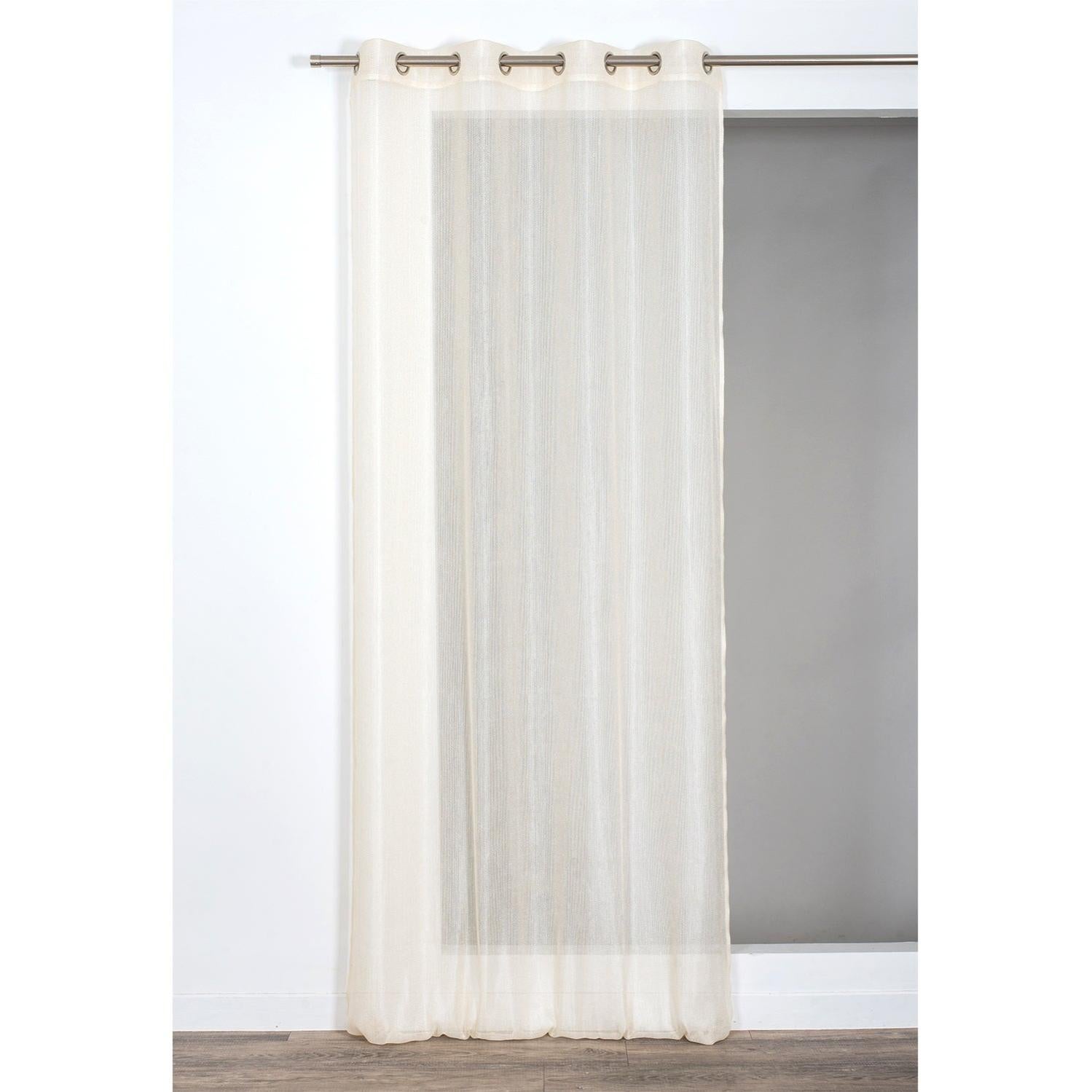 Voilage tamisant, Giulia dore l.140 x H.240 cm Leroy Merlin