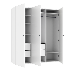 PAX Armoire-penderie, blanc, 175x58x201 cm - IKEA