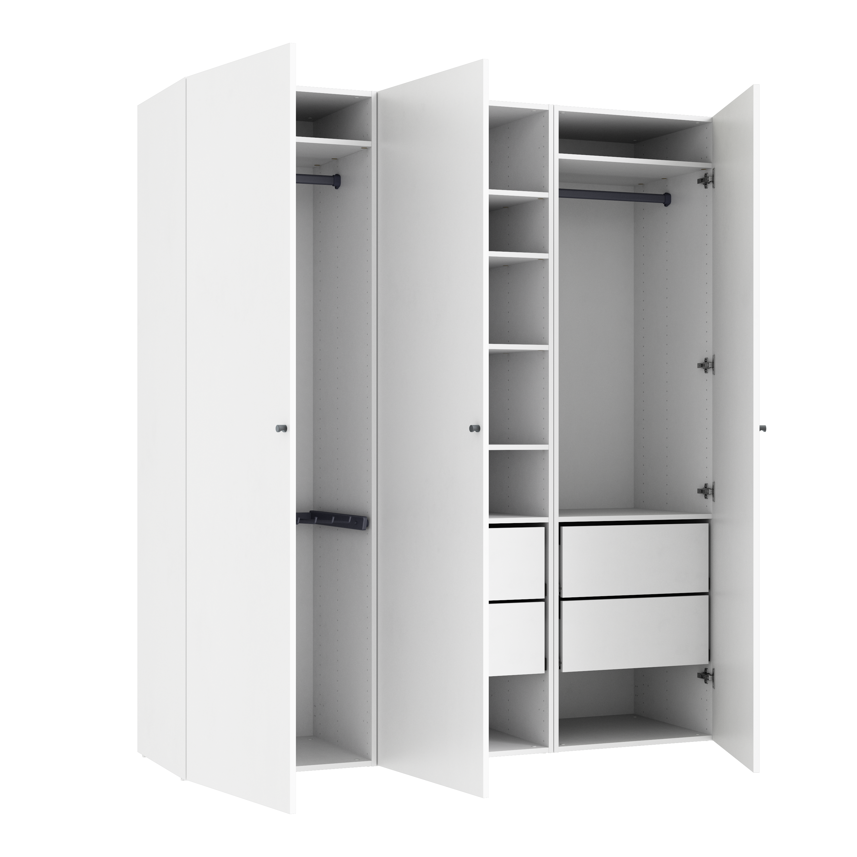 Dressing SPACEO Evo m Blanc Blanc H 204 8 X L 180 X P 54 Cm Leroy Merlin dressing-spaceo-evo-m-blanc-blanc-h-204-8-x-l-180-x-p-54-cm-leroy-merlin