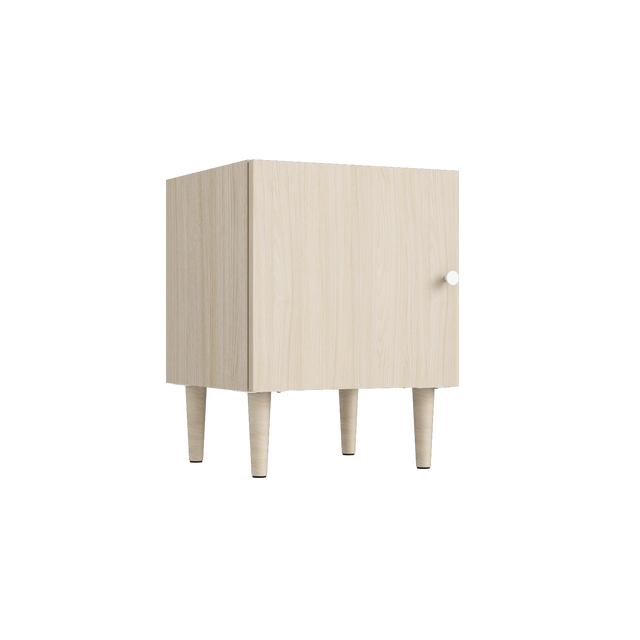 Table de chevet SPACEO Evo'M,  chêne /  chêne H.53.4 x l.40 x P.38 cm