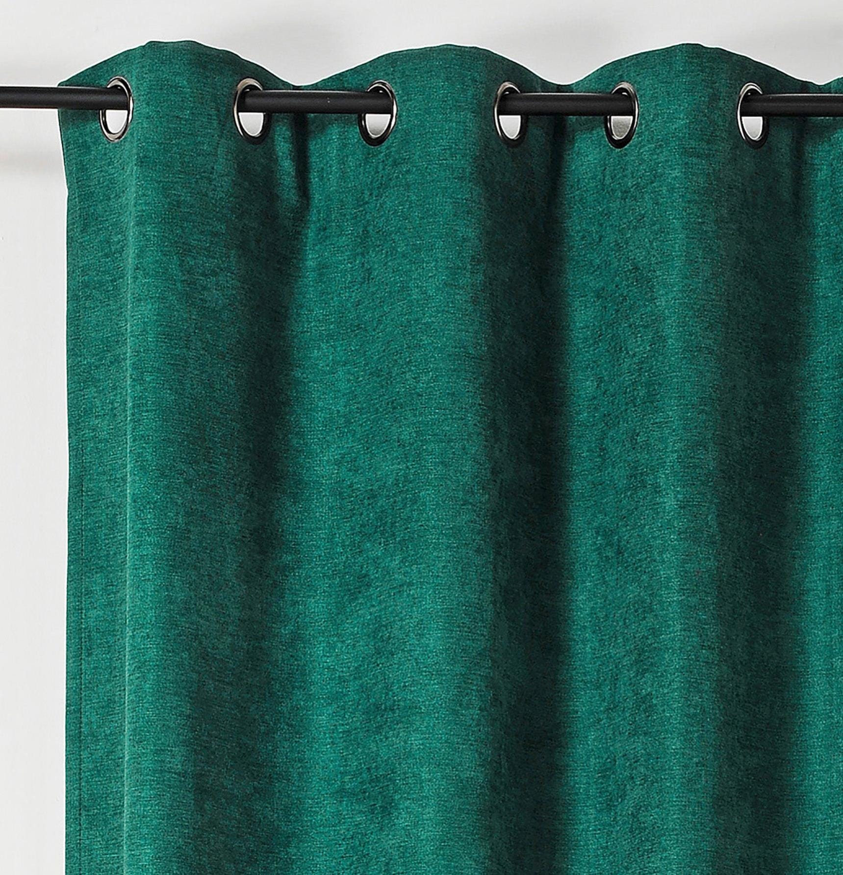 Rideau Thermique Alaska Vert Emeraude L 140 X H 260 Cm Leroy Merlin rideau-thermique-alaska-vert-emeraude-l-140-x-h-260-cm-leroy-merlin