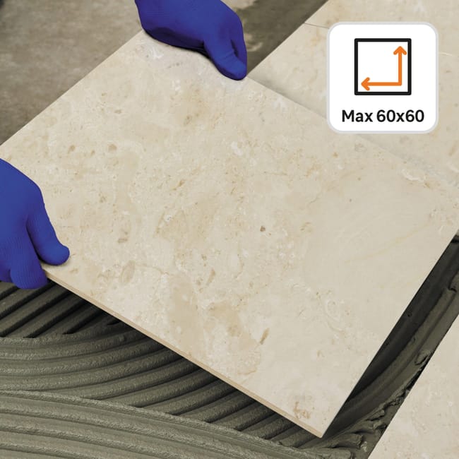 Mortier colle sol mur gris AXTON 25kg