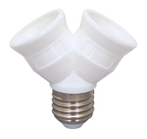 Adaptateur convertisseur e14 a e27 douille lampe ampoule led adaptation  culot 12v 24v 48v 220v