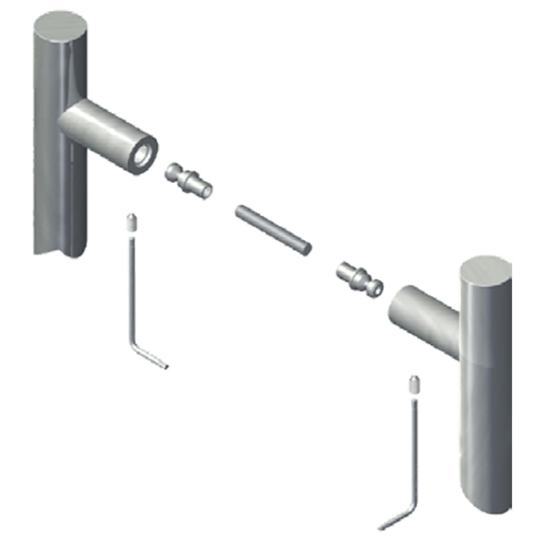 Tirant en inox ALPERTEC, entraxe 1200 mm, H.160 mm | Leroy Merlin