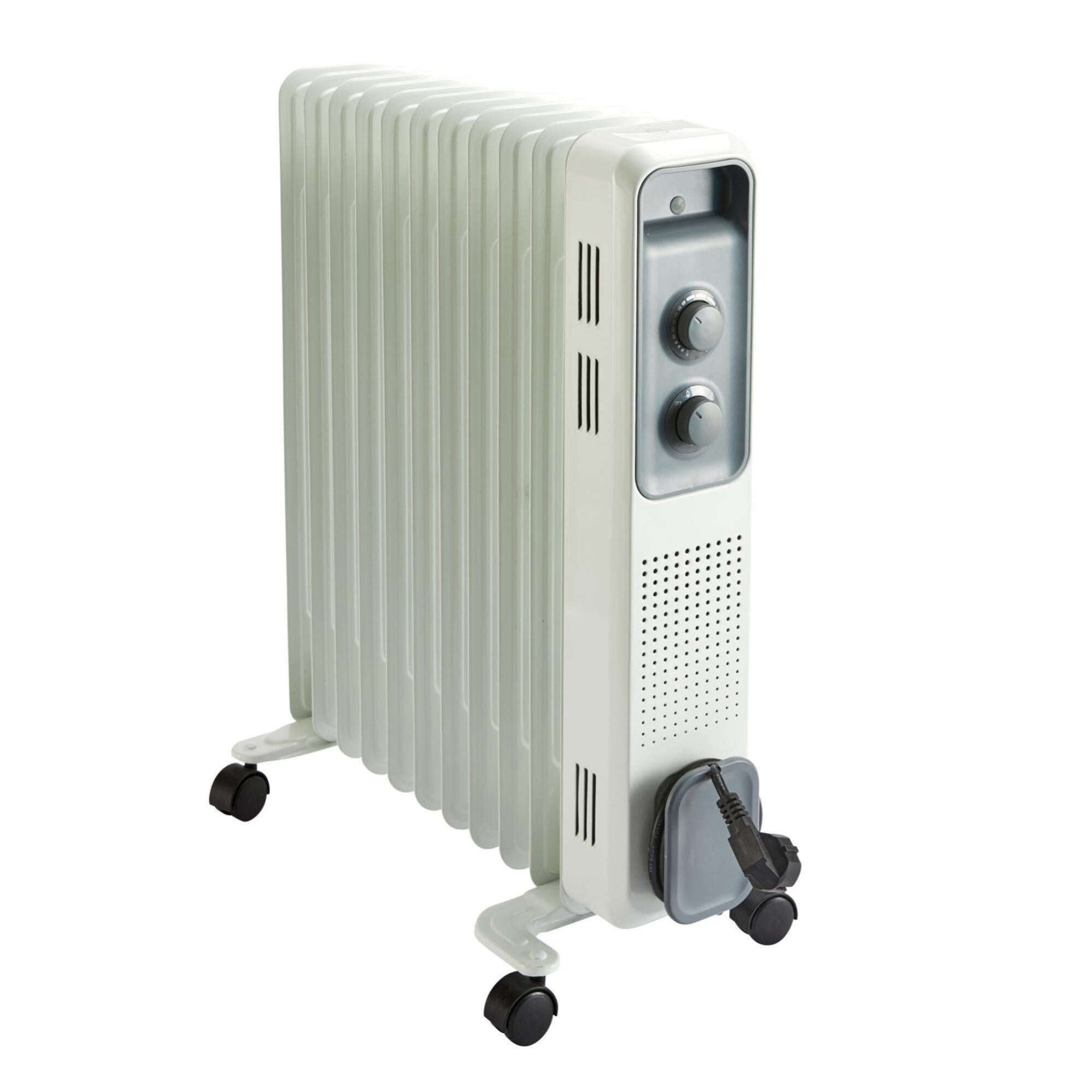 Zanussi 503025 Radiateur à bain dhuile avec thermostat électronique 2500 W 