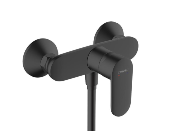 Mitigeur mécanique douche mat, HANSGROHE Vernis blend noir Leroy Merlin