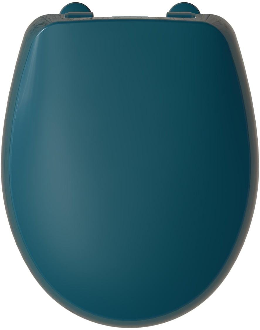 Abattant WC polypropyl ne bleu petrole DUBOURGEL Leroy Merlin
