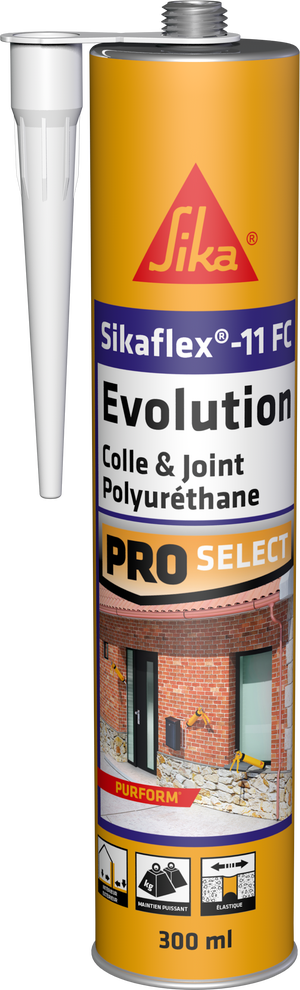 Mastic colle polyuréthane PU sikaflex Pro11FC SIKA 659664 de 300 ml - Noir