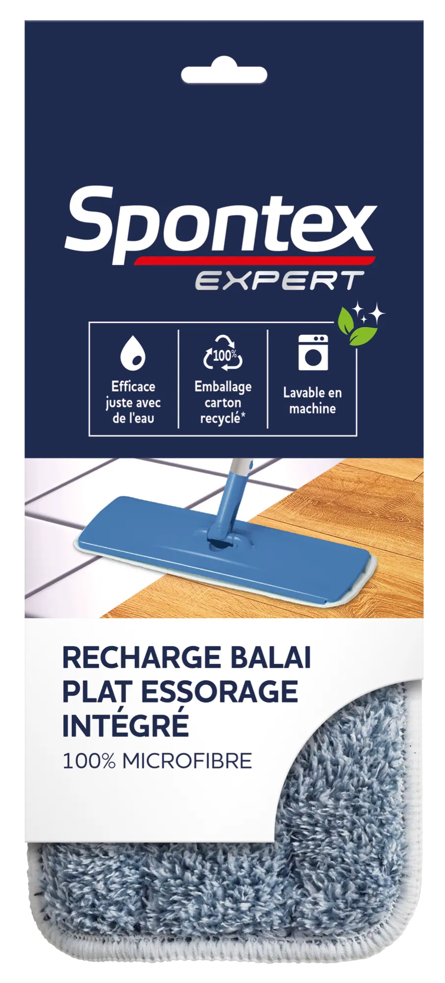 Recharge Balai Plat Spontex Expert Microfibre