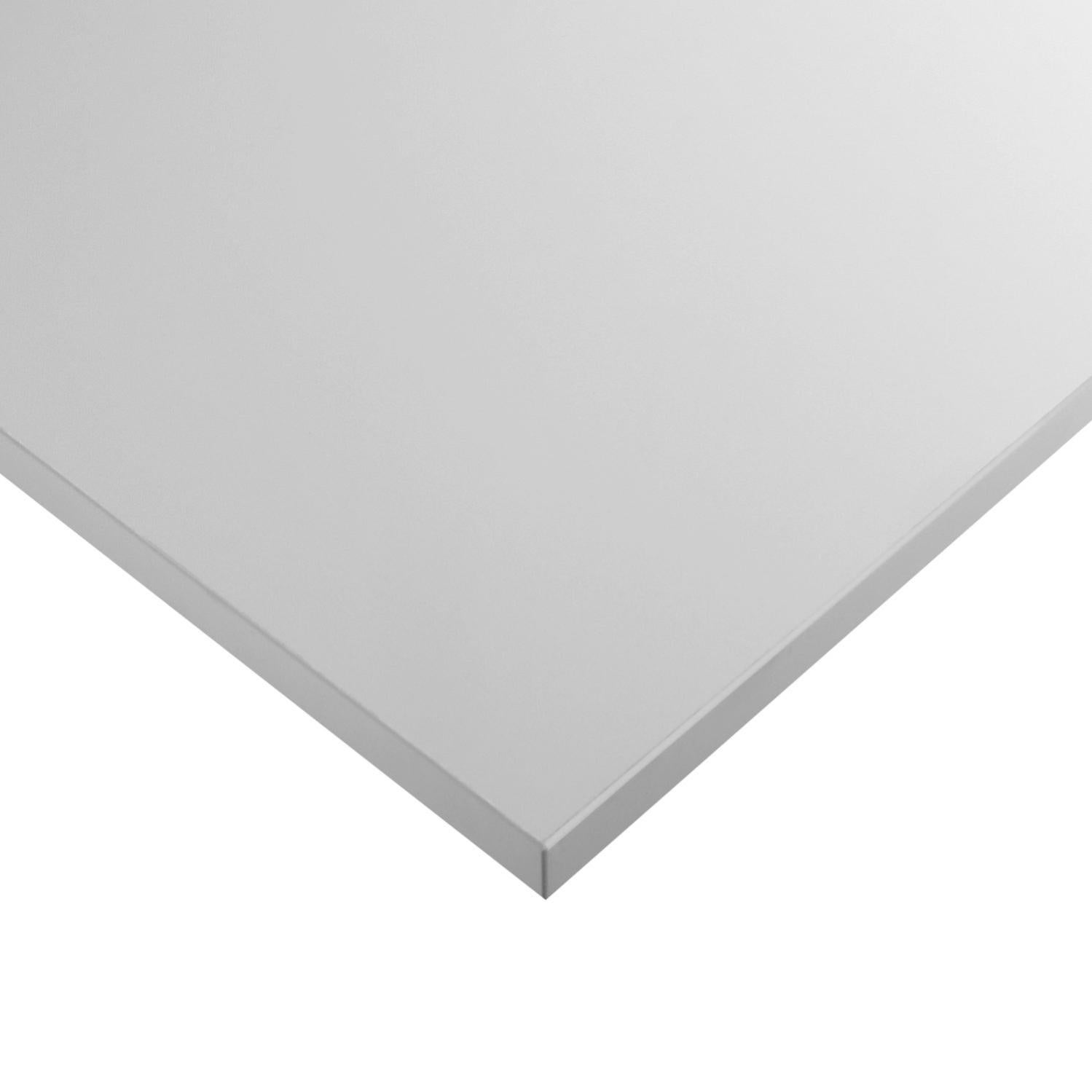 Plan de travail stratifié surmesure GRIS CLAIR XTRAMAT Ep.16 mm Leroy Merlin