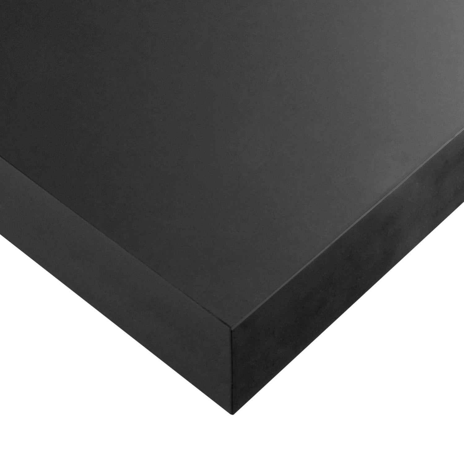 Plan de travail stratifié surmesure NOIR XTRAMAT Ep.58 mm Leroy Merlin — free download