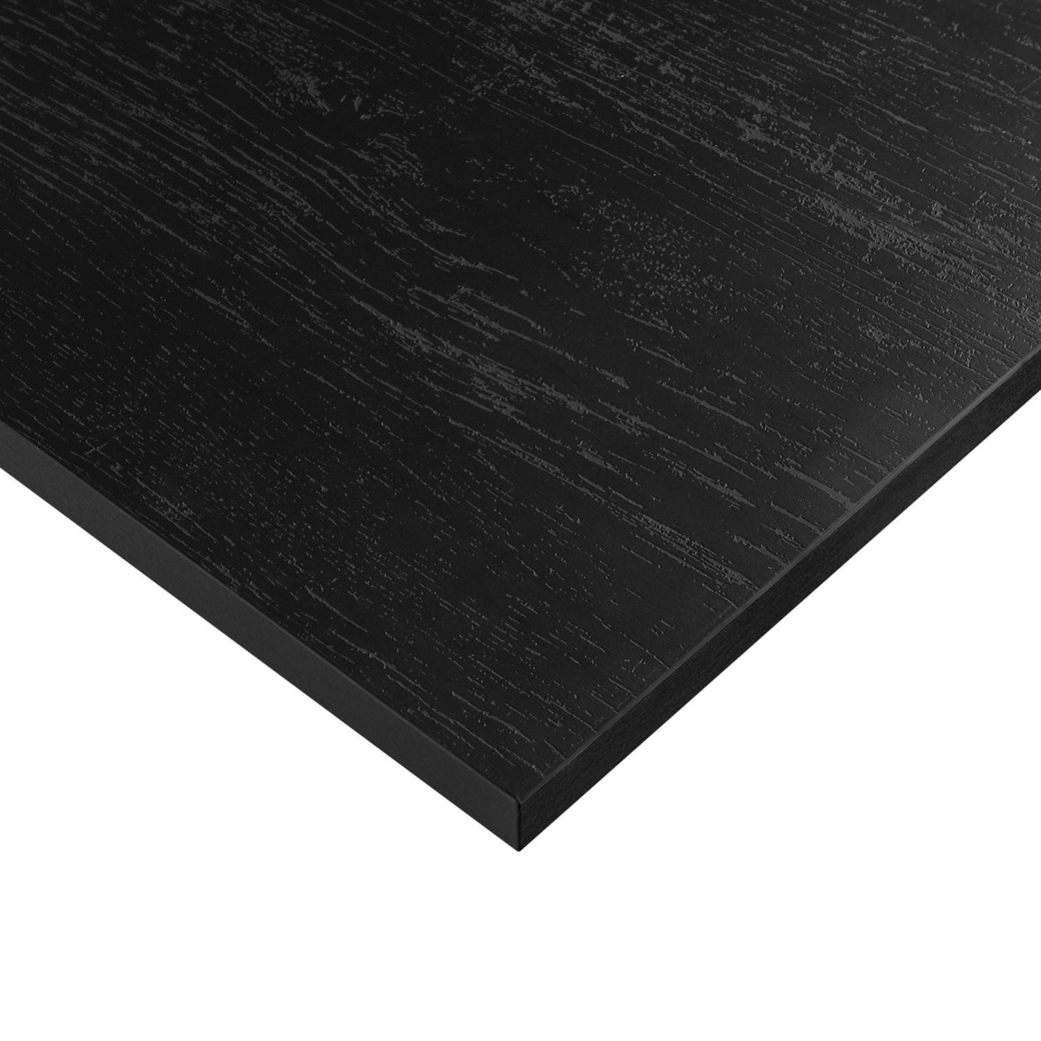 Plan de travail stratifié surmesure BOIS BRULE Ep.16 mm Leroy Merlin