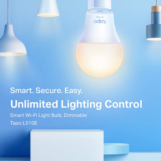 Ampoules intelligentes compatibles Tapo Alexa E27 9W 806 Lumen Wi