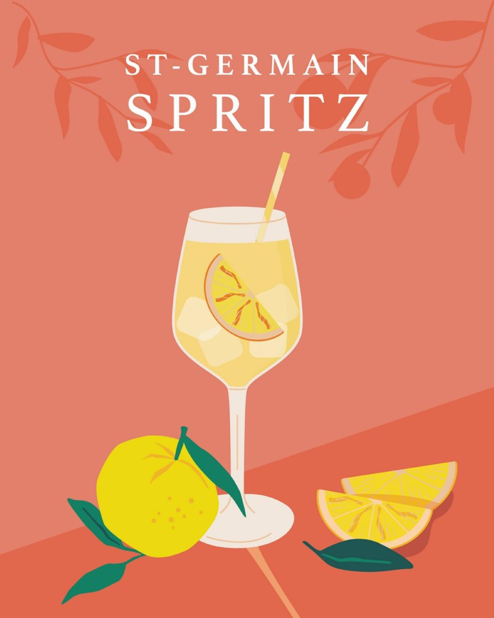 Affiche SaintGermain Spritz l.40 x H.50 cm Leroy Merlin