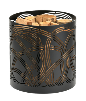 Réservoir à granulés noir, DIXNEUF Titan L.40 X H.63 cm