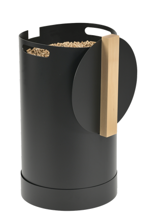 Le panier à pellets design pour stocker le pellets en intérieur à Belfort -  Granule Box