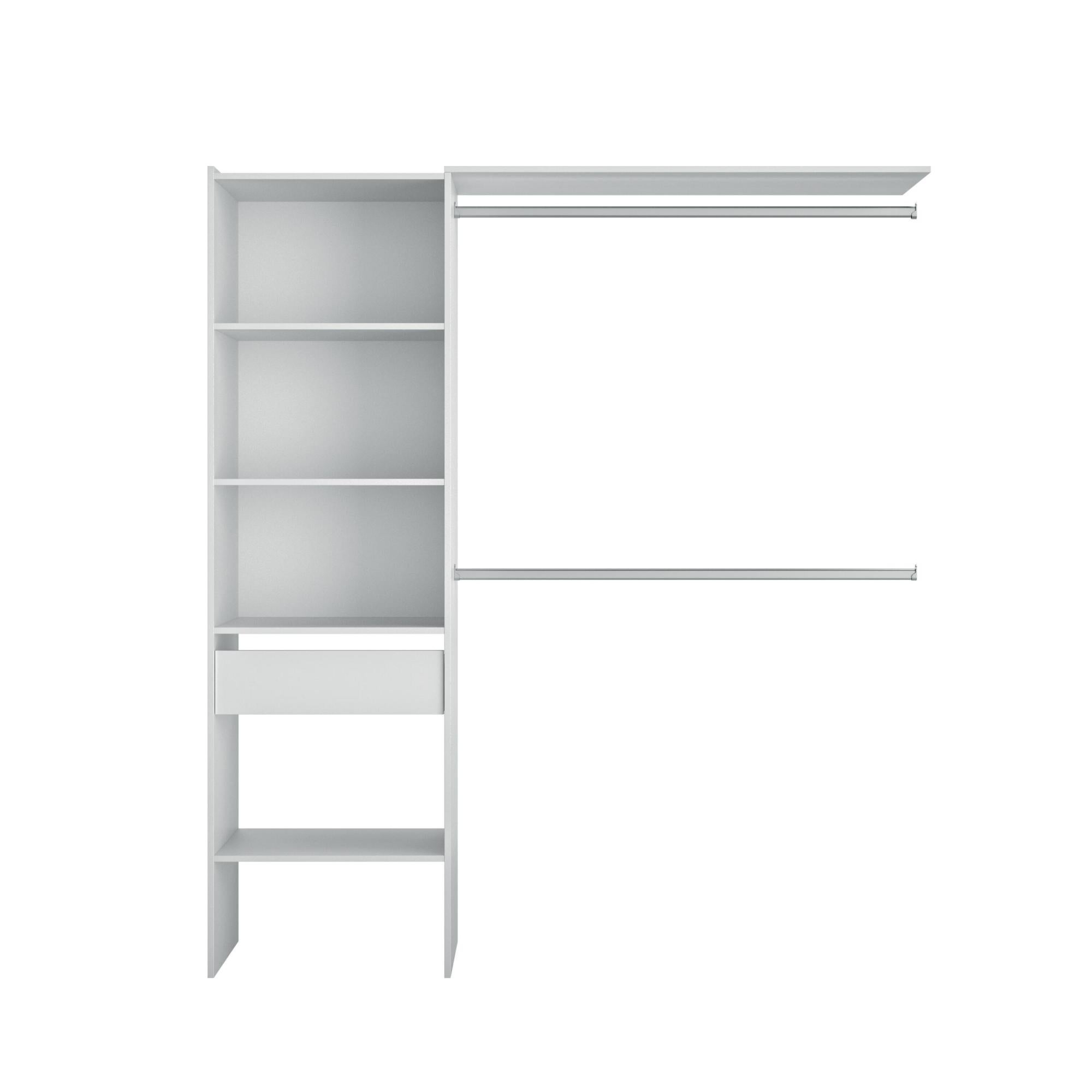 Kit dressing ajustable Robusto H.203.5xL.121.6 à 178.3xP.44.4 cm