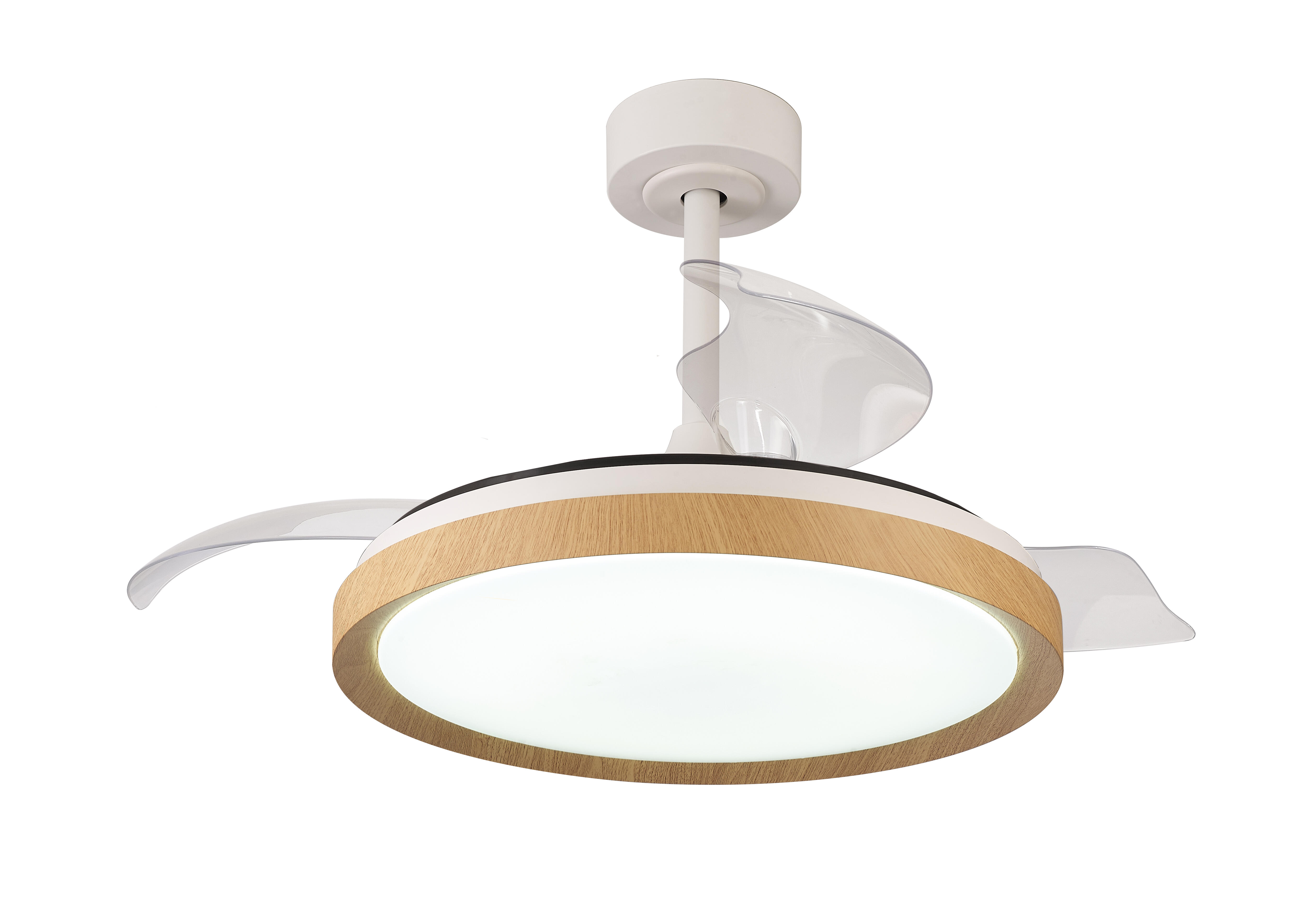 Ventilateur De Plafond Avec Clairage Led Mistral Mantra Bois