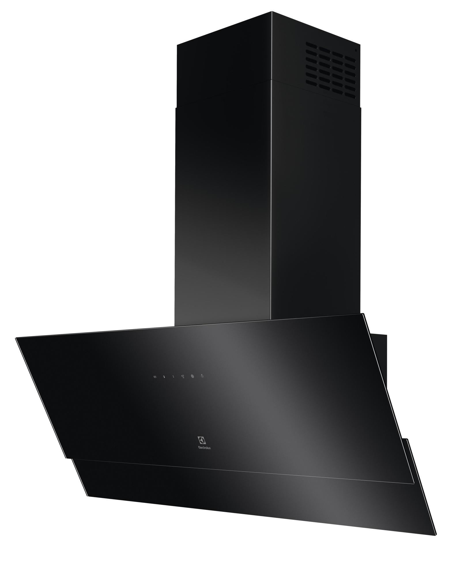 Hotte Aspirante Respekta 80cm Inclinée - Extraction/recyclage - Verre Noir - Classe A