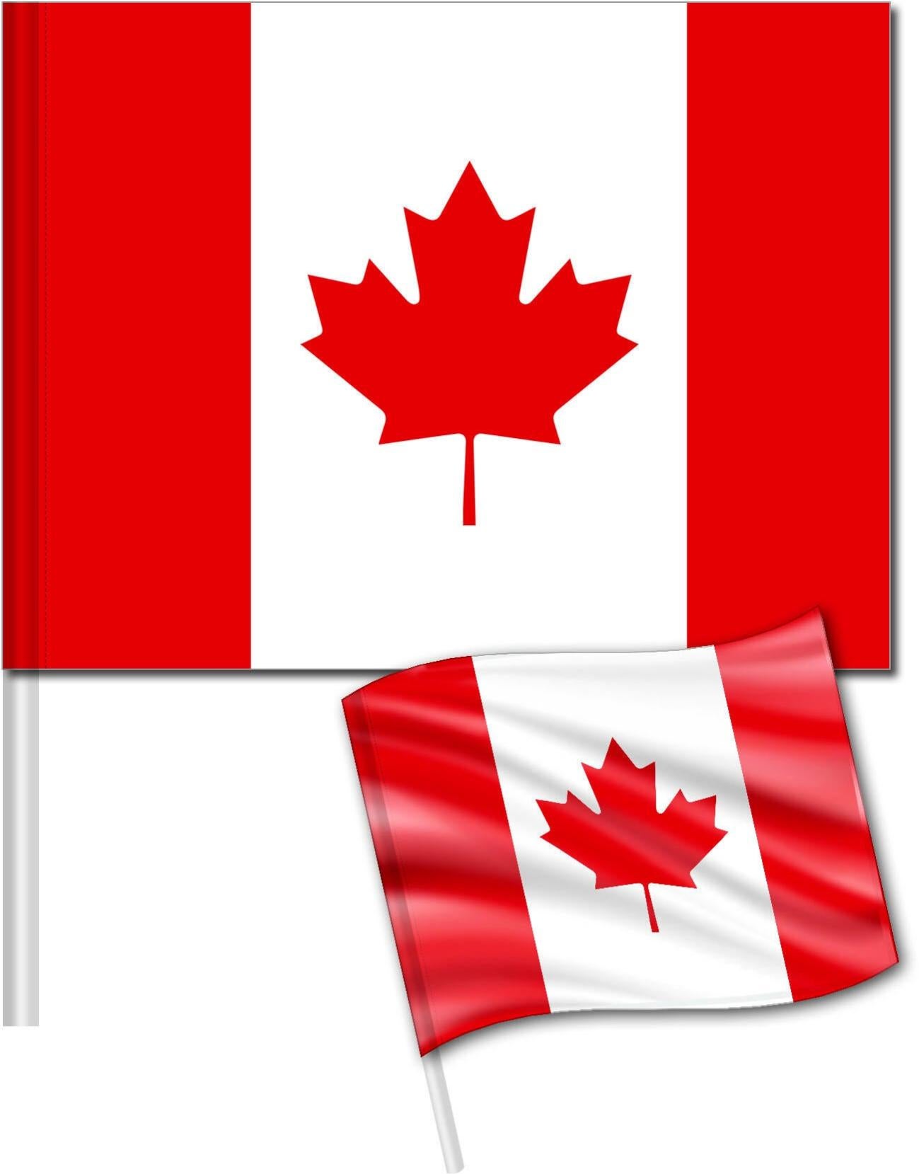 Drapeau National Du Canada Sur Le Billet De Banque En Dollars Sur Fond Blanc Image stock - Image