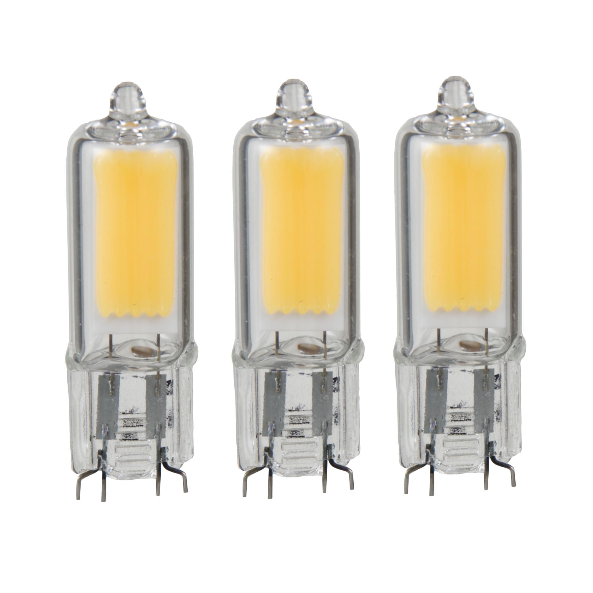 Lot de 3 ampoules led capsule G9 200 Lm = 20 W blanc chaud, LEXMAN