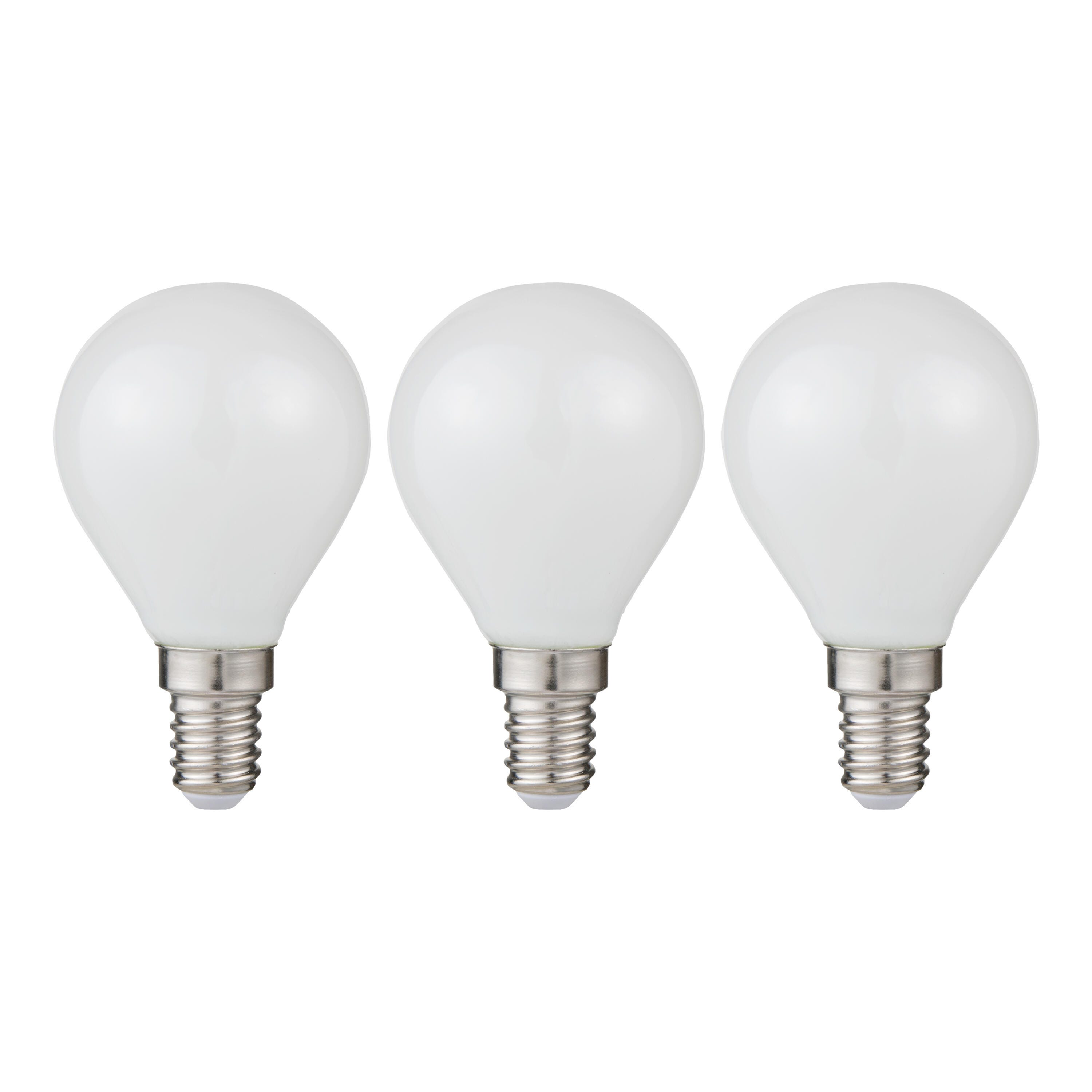 8 ampoules LED E14 bougie - 470 lm - Blanc chaud - Luminea