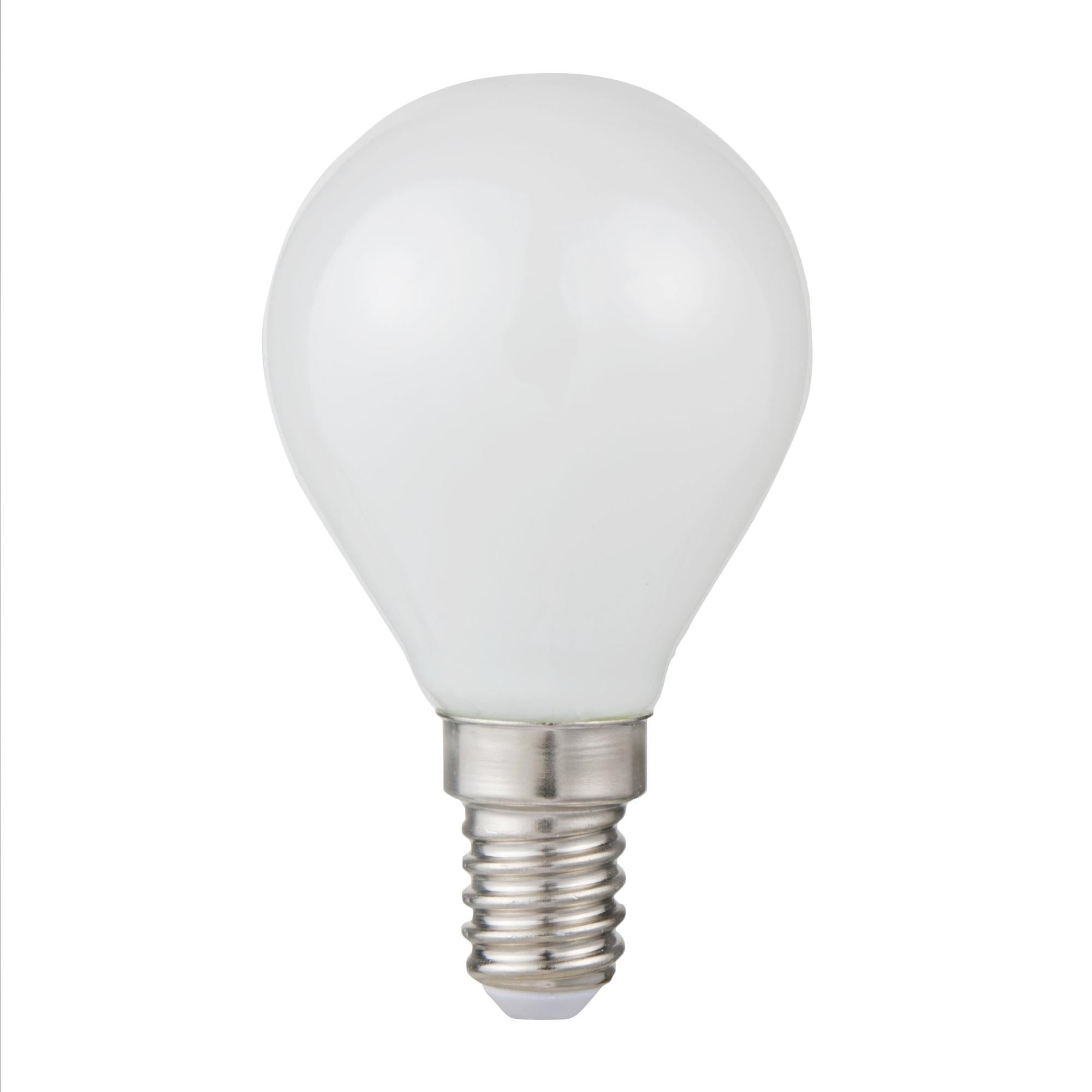 Ampoule led sphérique E14, 470Lm = 40W, blanc neutre, LEXMAN Leroy Merlin