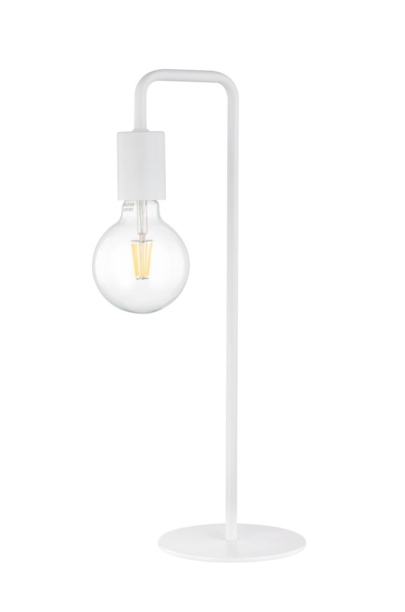 Lampe, E27 max 60W design métal blanc, INSPIRE Lana | Leroy Merlin