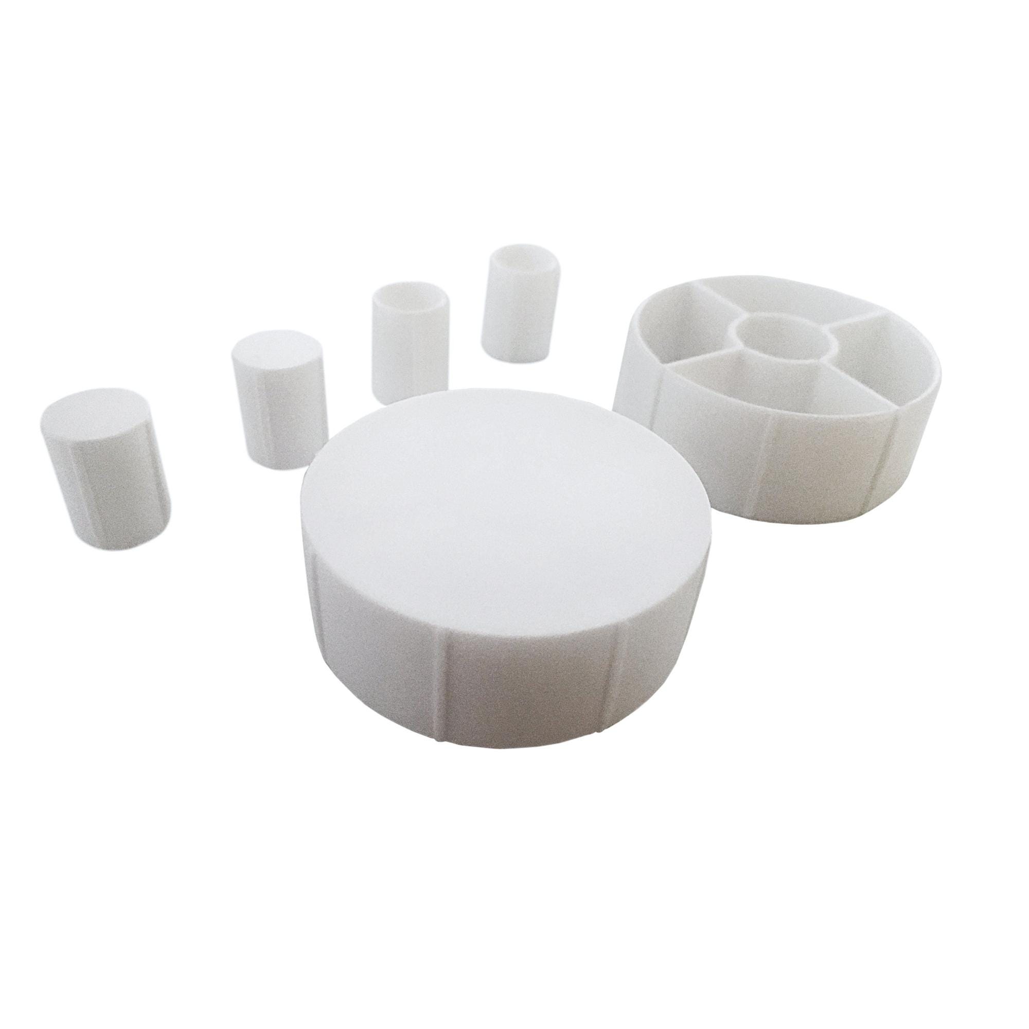 Cache-trou en plastique blanc pour meubles, 40 pièces/lot, œillets en U,  pour cuisine, bain, évier, armoire - AliExpress