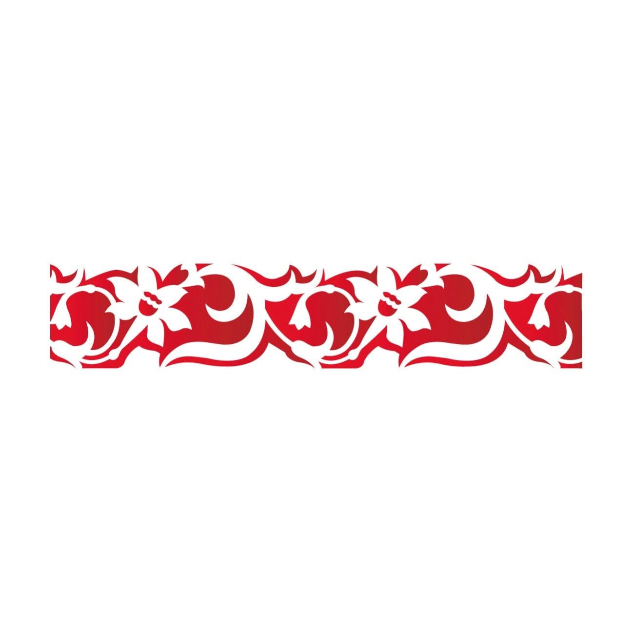 Set 24 Stencil Per Fiori In Plastica PET - 7,5x15 Cm - Riutilizzabili Per Scrapbooking, Pittura Su Mobili E Tela - 4