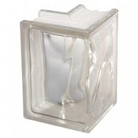 Vetromattone ondulato trasparente, mattone vetrocemento chiaro lucido 19x19x8 cm - 10 pezzi (Azzurro Vetromattone ondulato trasparente, mattone vetrocemento chiaro lucido 19x19x8 cm - 10 pezzi (Azzurro
